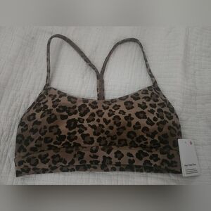 Lululemon True Leopard Print Flow Y Bra